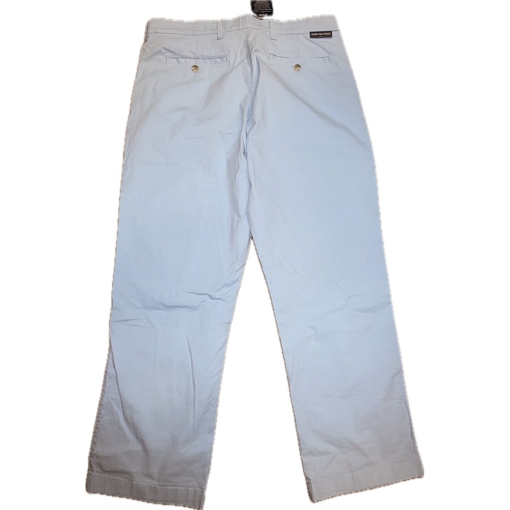 Roundtree & Yorke Mens The Perfect Chino Pants Light Blue Classic Fit 36x29 NWT‎